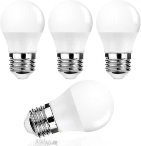 4 Pack E26 Small LED Light Bulbs Bulb 5 Watt 3000K Warm White 120V Not Dimmable - Picture 1 of 12