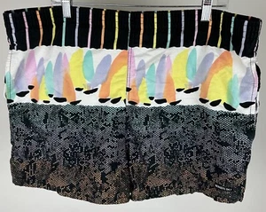 Bañador Vintage Años 80 90 SOLO MIEMBROS 2XLT Pastel Velero Vaporwave DEFECTOS - Imagen 1 de 15