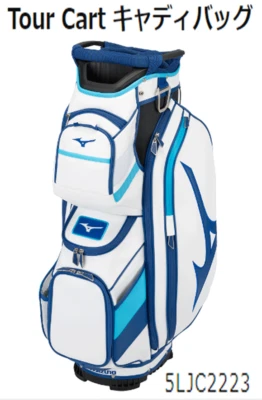 Carro de golf MIZUNO para hombre bolsa de viaje 11 x 47 pulgadas 3,8 kg blanco azul 5LJC2223 Foto 1 de 4
