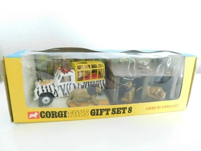 CORGI TOYS  * GIFT SET 8 * LIONS OF LONGLEAT   * 1:43 * OVP * 1967 - Bild 1 von 4