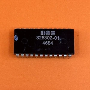 MOS 325302-01 DOS ROM Chip for Commodore Floppy 1541 Genuine Part, Working. - Bild 1 von 1