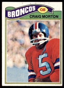 1977 Topps Craig Morton . Denver Broncos #27