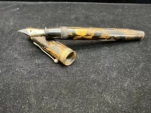Penna stilografica vintage in celluloide pennino 14k (089) - Foto 1 di 10