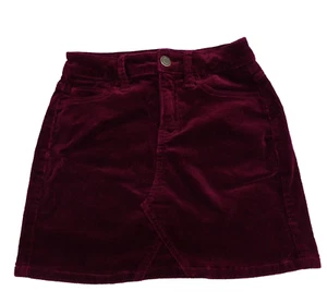 Linda Falda Pana Juniors Mujer Talla 1/25W Borgoña Preppy Mini Y2K Primavera - Imagen 1 de 12