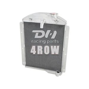 4Row Radiator For 1941-46 Chevrolet BK BL BM BN BG DJ AJ AK 3.5/3.8L Small Block - Foto 1 di 12