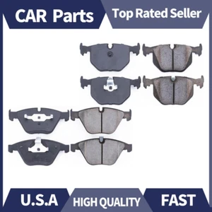 Front Rear Brake Pads For BMW 525i 2007 2006 2005 2004 Power Stop - Picture 1 of 4