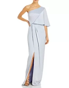 Aidan Mattox Draped One Shoulder Gown MSRP $350 Size 8 # 10A 1927 NEW - Picture 1 of 4