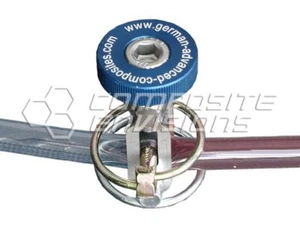 Morsetto linea aspirazione SQ-60 per tubo flessibile 0,6" resina infusione controllo flusso composito - Foto 1 di 1