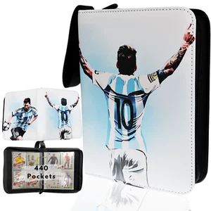Fußball Karten Mappe für Sammelkarten Sammlung 440 Pocket Sleeves Album - Bild 1 von 7