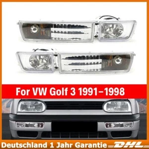 Für VW Golf MK 3 93-98 Blinkleuchte Blinker Nebelscheinwerfer Transparent Linse - Bild 1 von 11