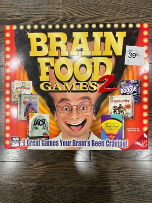 IBM PC CD ROM GAME - ENCORE Software BRAIN FOOD GAMES 2 new Chessmaster Jack - Image 1 of 4