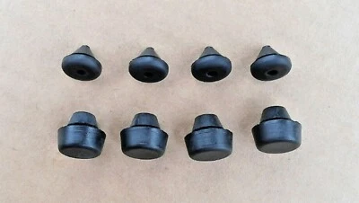 8 NOS LICENSE PLATE RUBBER BUMPERS! FOR CLASSIC VEHICLES - CAR TRUCK WAGON ETC - Image 1 of 2
