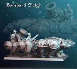 Bombard Sleigh - Winter Siege Sled - Arctic Cannon Cart - Picture 1 of 1