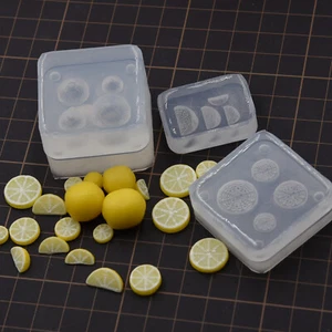 1:12 Scale Dollhouse Miniatures Food Fruit Accessories Silicone Mold Lemon Piece - Picture 1 of 10