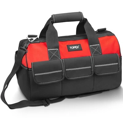 TOPEX 16" Tool Bag Multi-pocket Tool Organizer with Adjustable Shoulder Strap - image 1 of 4