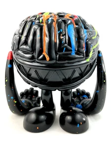 Ewok Brainlington NYCC handbemalt von EwokOne Graffiti Vinyl Figur Mighty Jaxx - Bild 1 von 14