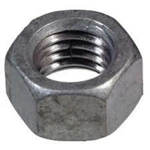 1/4-20 Hot Dipped Galvanized Finish Hex Nut (100) - Picture 1 of 1