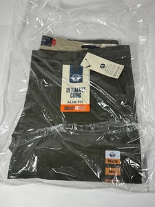 NEW with Tags, Dockers Ultimate Chinos, Slim Fit, Size 36X30, Olive Green - Picture 1 of 2