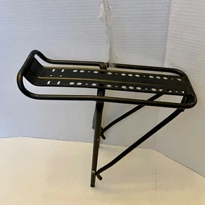 DELTA REAR Bike Rack Cargo ATB Mountain BIKE Adjustable Legs Black - Picture 1 of 9