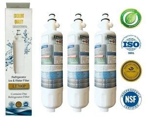 3 Pack Water Filter Fits LG LT700P ADQ36006101 Kenmore 46-9090 46-9690  - Picture 1 of 1