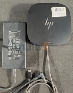 HP USB-C Dock G5 120W 5TW10AA W/ HP AC Adapter - Picture 1 of 5