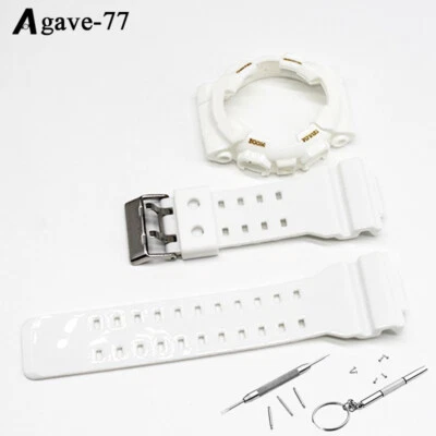 Correa de reloj brillante + correa de repuesto para Casio GA100/100 GD-120/100 GLS-100 Foto 1 de 4