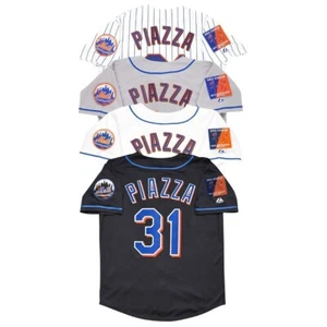 Mike Piazza 2004 New York Mets Shea 40th Patch (Home/Road/Alt) Men's Jersey - Picture 1 of 24