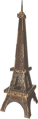 Torre Tower Tour Eiffel Kit Costruzione in Legno Wood puzzle 3D - Immagine 1 di 3