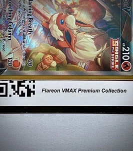 Flareon VMAX Premium Collection Code Card SWSH179 SWSH180 Pokémon PTCGO - Picture 1 of 1