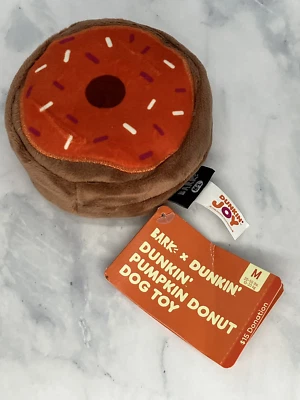 Bark X Dunkin' Donuts Pumpkin Donut Limited Edition 2024 Dog Toy