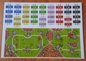 Carcassonne - Bets | Mini Expansion | New | English Rules - Picture 1 of 7