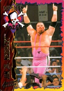 1995 Action Packed WWF Pro Wrestling Card Dirtiest Dozen #27 Jim Anvil Neidhart - Picture 1 of 2