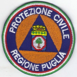 [Patch] PROTEZIONE CIVILE REGIONE PUGLIA cm 9 REPLICA toppa ricamo termoad -082 - Picture 1 of 1