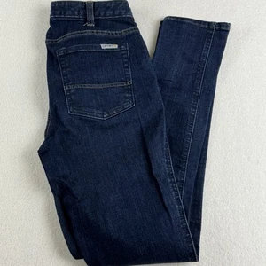 Carhartt Slim Fit Skinny Leg Jeans Gr. 2 R Blau Dark Wash Stretch - Bild 1 von 9