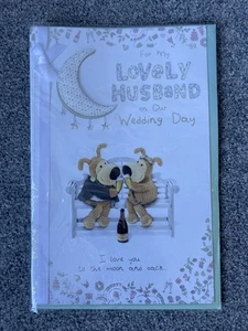 Wedding Day Husband Greeting Card Brand New Sealed - Picture 1 of 9