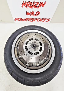 1999 HARLEY ELECTRA GLIDE Front Wheel Rim Tire 10 Spoke Mag 16x3 1999 older - Picture 1 of 12