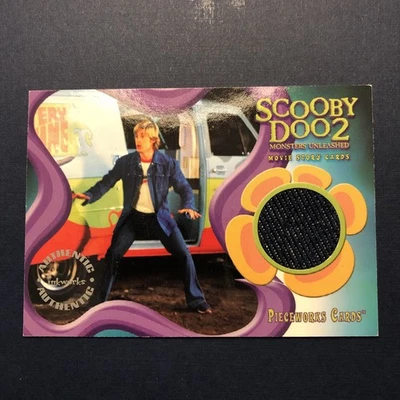 SCOOBY DOO 2 Costume Card FREDDIE PRINZE JR. AS FRED PIECEWORKs PW-3 - Image 1 of 3