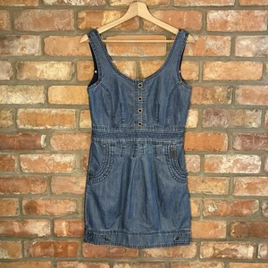 Diesel Denim Dress Size Small Sleeveless Short - Picture 1 of 9