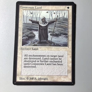 Consecrate Land - Beta Limited Edition 1993 LP (Check Pics) MTG TCG - Picture 1 of 6