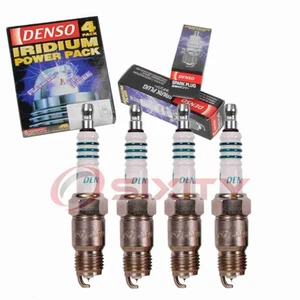 4 pc Denso Iridium Power Spark Plugs for 1980 Chevrolet Monza 2.5L L4 is - Picture 1 of 5