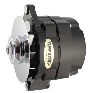 Tuff Stuff Alternator 7127NE; 10si 80A Black, V-Belt, OEM or 1-wire for GM - Picture 1 of 1