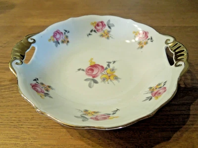 Porzellanschale/Anbietschale von Bareuther/Bavaria ca. 50/60iger Jahre Dm. 16 cm - Bild 1 von 4