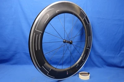 Nuevo HED Jet 9 RC9 Carbon Aero cubierta rueda delantera, freno de llanta, QR, NINE Foto 1 de 4