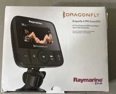 Raymarine DRAGONFLY 4 Pro Sonar/GPS Chart Plotter Fishfinder Open Box - Image 1 of 4