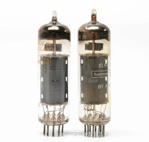 Matched Pair of Philips 6BQ5 EL84 Tubes / D Getter -- KT3 - Picture 1 of 4