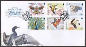 Jersey 2019 FDC Europa - National Birds - Picture 1 of 1