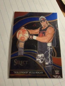 2024 Panini Select WWE Legends Hollywood Hulk Hogan Ringside rojo y azul #254 SP - Imagen 1 de 1