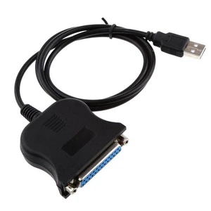 DB25 USB Parallel Adapter Bidirectional Transfer of Computer - Picture 1 of 3