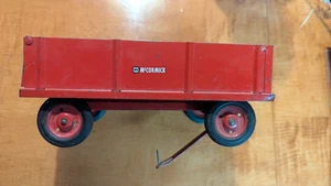 Vintage McCormick Metal Trailer Red 7.5” X 4.5” Made In USA - Picture 1 of 3