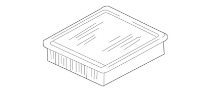 BMW Eng. Filtro de aire - 13-72-1-247-405 - Para BMW 318i, 318is, 318ti y Z3 1992-1999 Foto 1 de 4